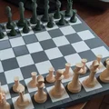 Bộ cờ vua 3D hiện đại tích hợp nam châm tiện lợi - Thumbnail 4