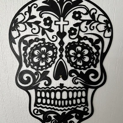 Mô hình trang trí tường đầu lâu Skull Wall Art #3 phong cách Gothic