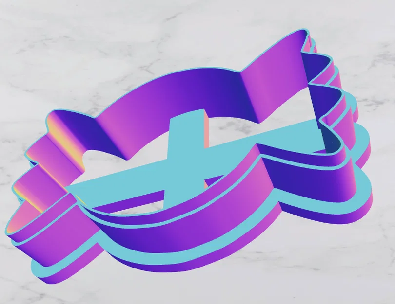 Khuôn cắt bánh quy hình viên kẹo (Candy Cookie Cutter) - In 3D - Image 2