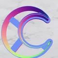 Khuôn cắt bánh quy hình mặt trăng (Moon cookie cutter) in 3D - Thumbnail 1