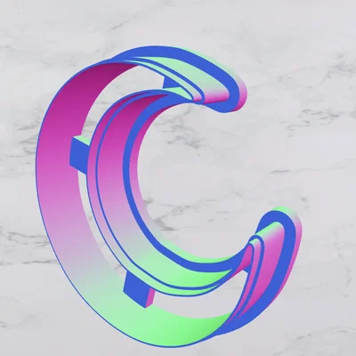 Khuôn cắt bánh quy hình mặt trăng (Moon cookie cutter) in 3D