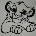 Mô hình trang trí tường Simba (Lion King) độc đáo bằng in 3D - Thumbnail 1