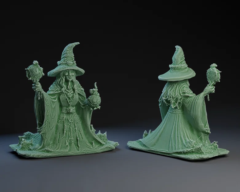 Mô hình phù thủy Conjuring Witch cho board game và trang trí - Image 1