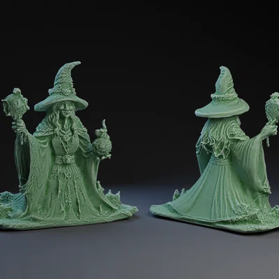 Mô hình phù thủy Conjuring Witch cho board game và trang trí