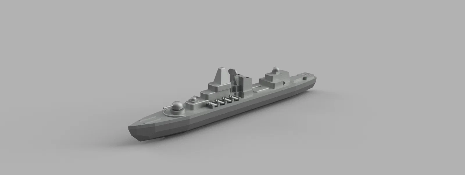 Mô hình tàu tuần dương tên lửa (Missile Cruiser) in 3D đẹp mắt - Image 1