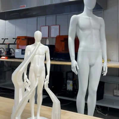 Mô hình Ma-nơ-canh nam và nữ thu nhỏ (tỷ lệ 1:8) in 3D