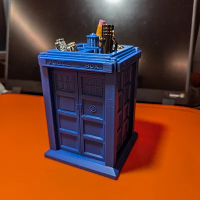 Khay Đựng Bút/Bút Chì TARDIS Dr. Who