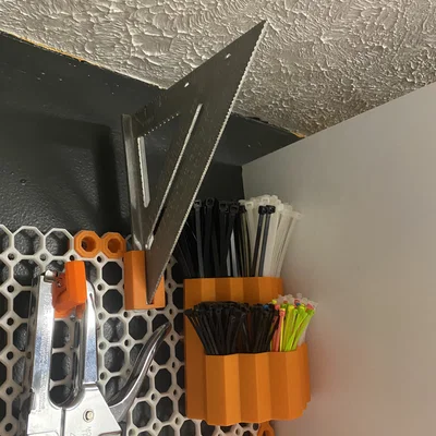 Giá đỡ dây rút nhựa cho Multiboard - Phụ kiện sắp xếp góc DIY