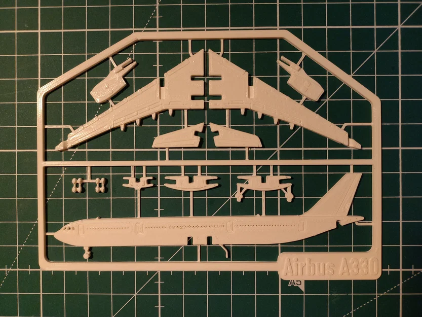 Airbus A330 Kit Card – Mô hình lắp ráp để in 3D - Image 5