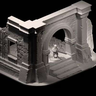 Tàn tích Gothic cho game tabletop