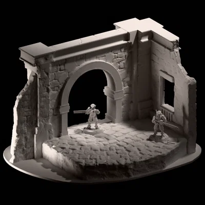 Tàn tích Gothic cho game tabletop
