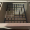 Baseplate Gridfinity cho ngăn kéo IKEA Malm 40x55cm (bản nhỏ, loại 2 ngăn) - Thumbnail 1