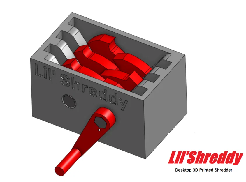 Lil Shreddy - Máy shredder để bàn in 3D (No Supports) - Image 1