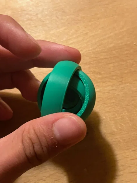 Nhẫn xoay giải trí Gyroscopic Fidget Ring (Mô hình in 3D) - Image 1