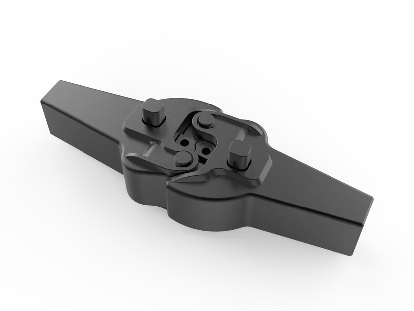 Mô hình đầu nối toa tàu Janney dễ in (kèm file STEP) - Image 1