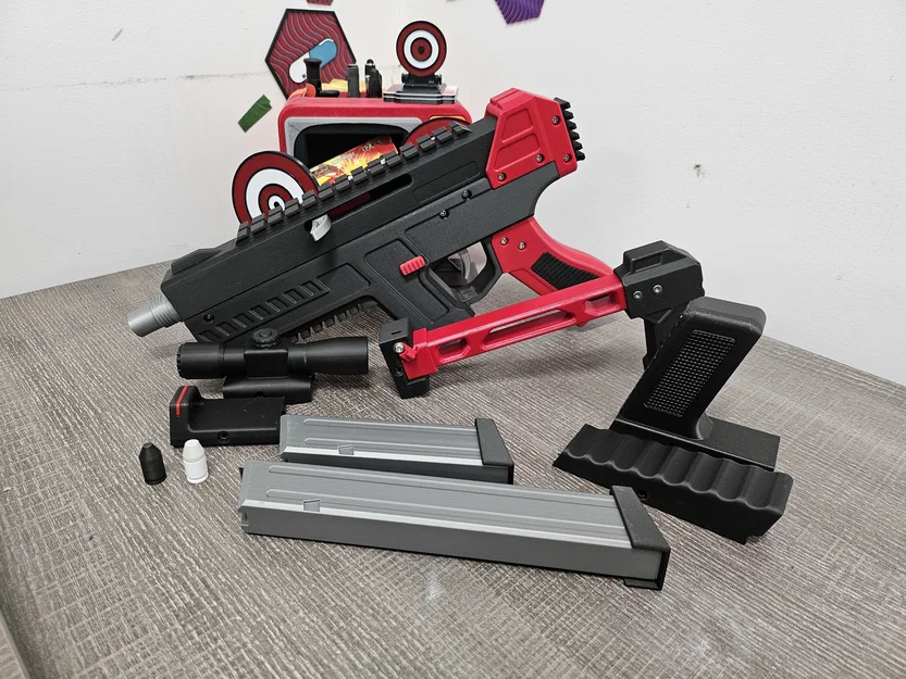 KDS-MAC (Toy Blaster bolt-action văng vỏ đạn, shell ejecting) - Image 8