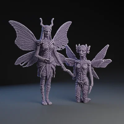Mô hình Tiên nữ ướp xác (Mummified Fairies) độc đáo cho Halloween