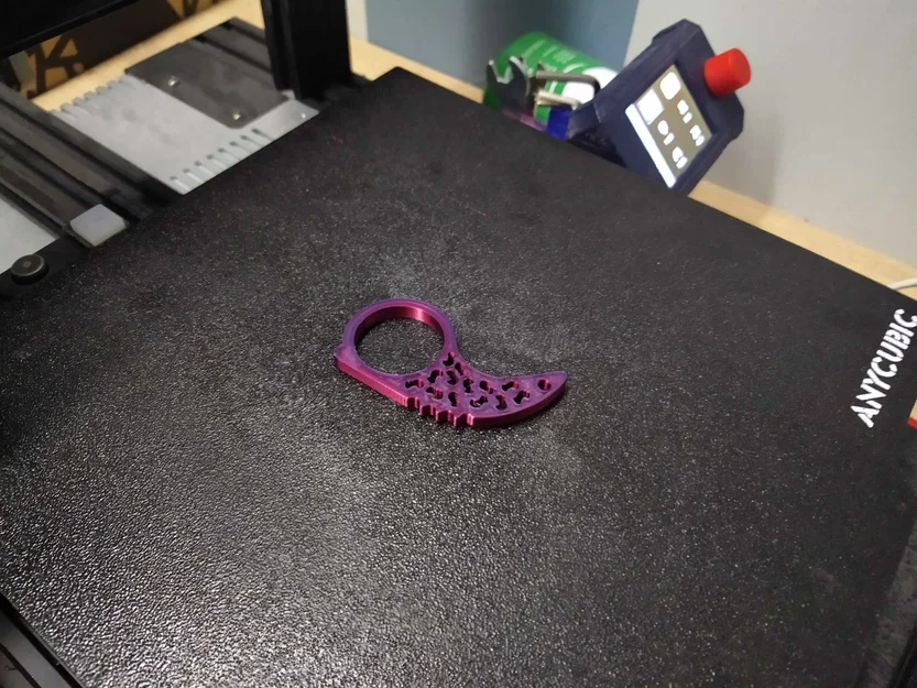 Móc khóa xoay Keyrambit Bubbles thiết kế độc lạ dùng vòng bi - Image 2