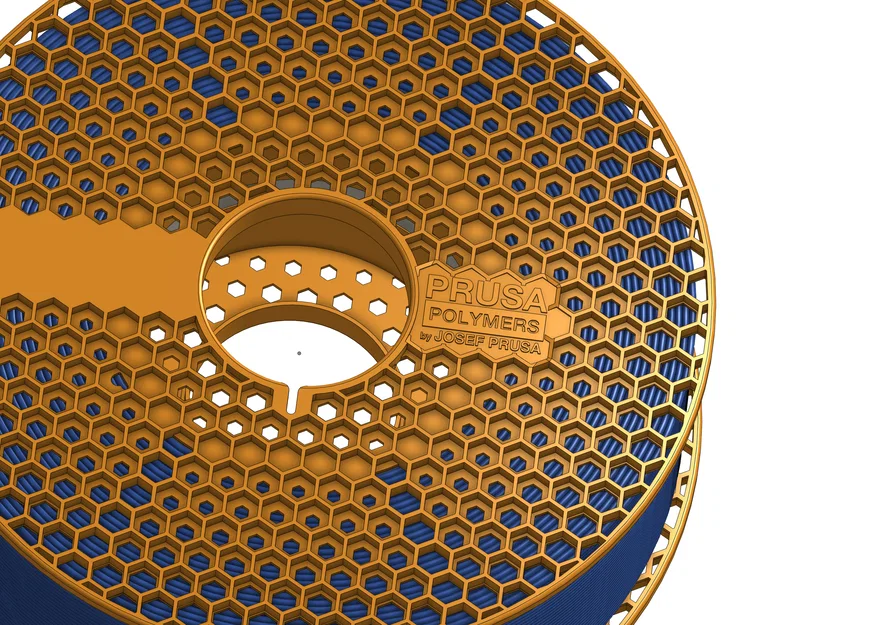 Mô hình CAD cuộn nhựa Prusament (Prusament Spool) chi tiết, chuẩn xác - Image 2