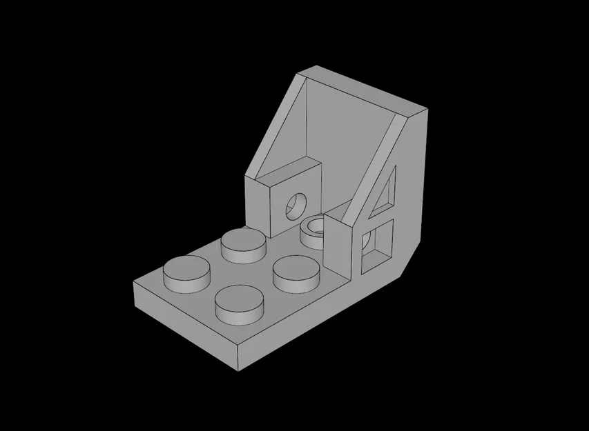 Mẫu pat ghép nối tương thích Lego (2x3 - 2x2) in 3D - Image 1