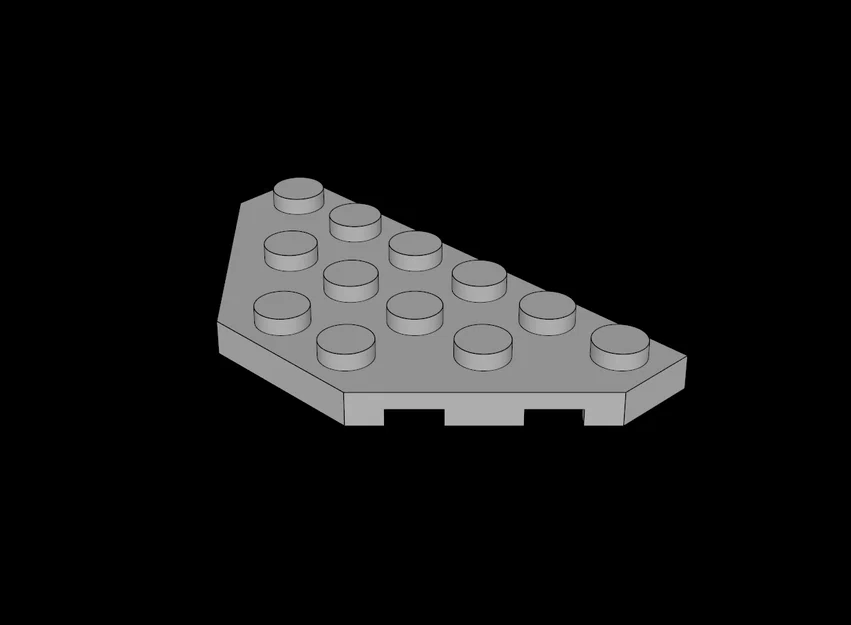 Tấm lắp ghép 3x6 (tương thích Lego) - Mô hình in 3D linh hoạt - Image 1