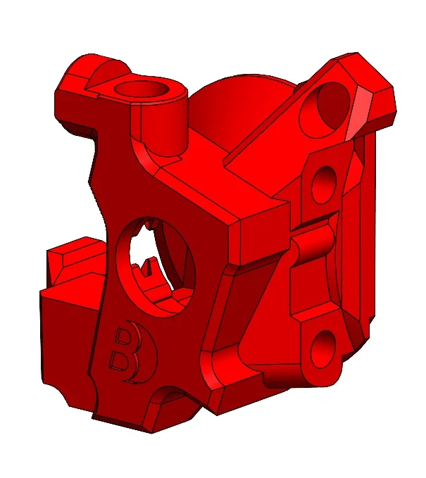 REMIXED Creality K1 LIBRA Extruder - Chắn gearbox đã cắt gọn 1