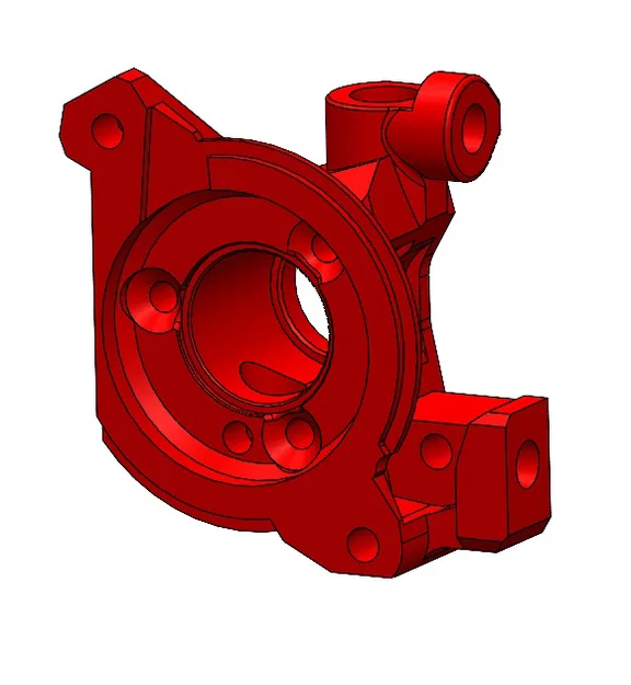 REMIXED Creality K1 LIBRA Extruder - Chắn gearbox đã cắt gọn - Image 2