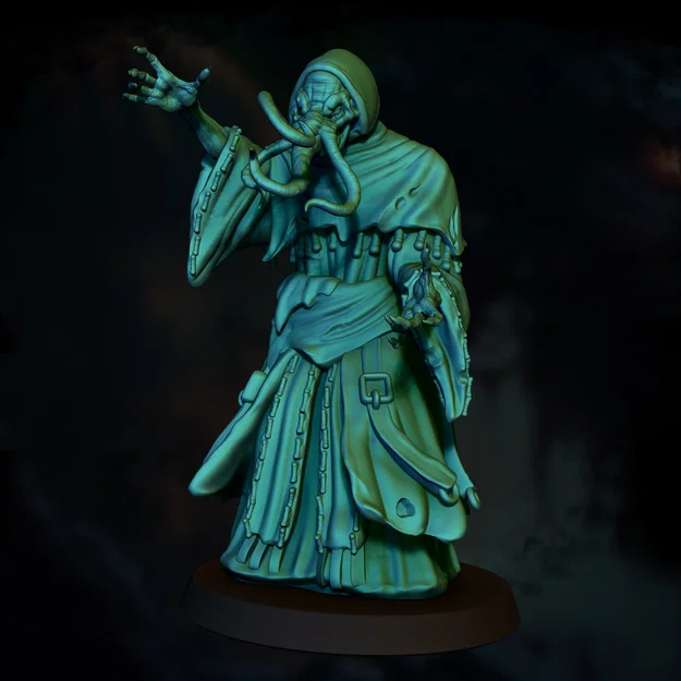 Mô hình 3D Alhoon (Mindflayer) cho game Dungeons & Dragons - Image 3