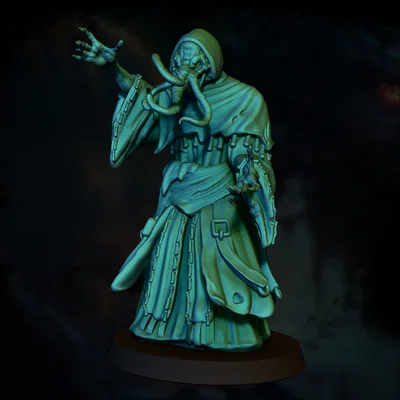 Mô hình 3D Alhoon (Mindflayer) cho game Dungeons & Dragons