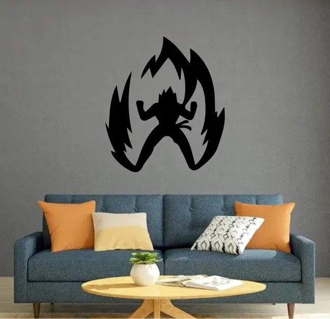 Tranh treo tường 3D hình Goku Dragon Ball Z cực đẹp - Image 1