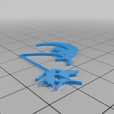 Mô hình treo tường 3D Pokémon Magikarp câu cá trên mặt trăng độc lạ