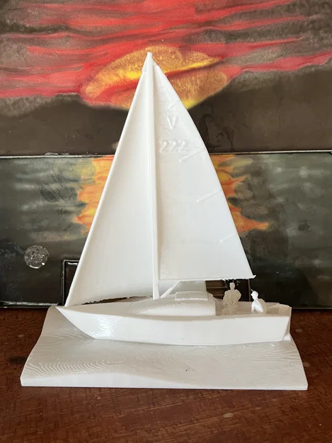 Mô hình thuyền buồm Venture 222 tinh xảo cho dân in 3D - Image 1