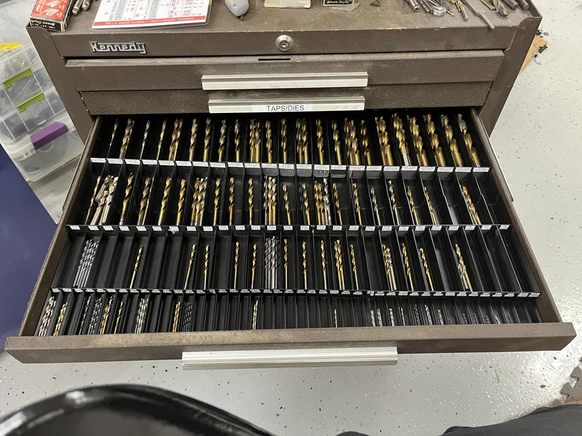Combined Drawer Drill Index – Khay chia mũi khoan cho ngăn tủ - Image 1