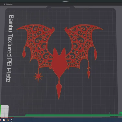 Mô hình dơi trang trí Halloween Ornate Bat đầy tinh xảo