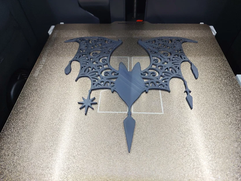 Mô hình dơi trang trí Halloween Ornate Bat đầy tinh xảo - Image 3