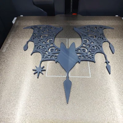 Mô hình dơi trang trí Halloween Ornate Bat đầy tinh xảo