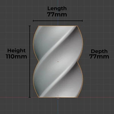 Ống Cắm Bút Xoắn Ốc (Spiral Penholder)