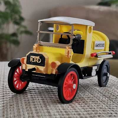 Mô hình in 3D xe Ford Model T 1927 - Xe bồn nhiên liệu cổ điển