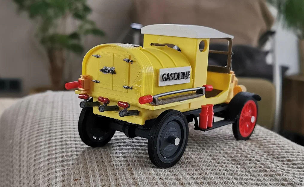 Mô hình in 3D xe Ford Model T 1927 - Xe bồn nhiên liệu cổ điển - Image 2