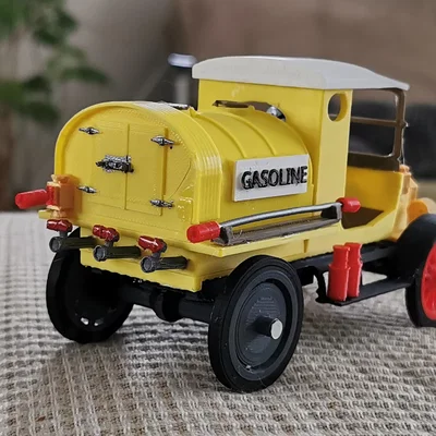 Mô hình in 3D xe Ford Model T 1927 - Xe bồn nhiên liệu cổ điển
