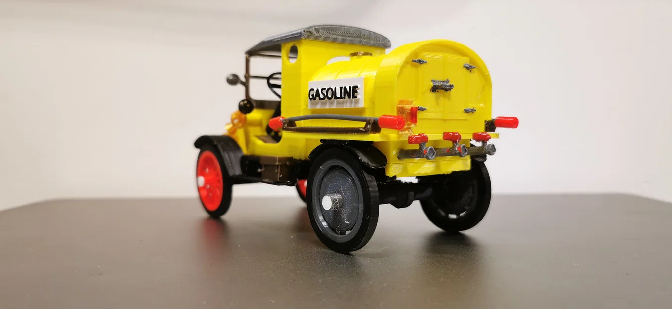 Mô hình in 3D xe Ford Model T 1927 - Xe bồn nhiên liệu cổ điển - Image 6