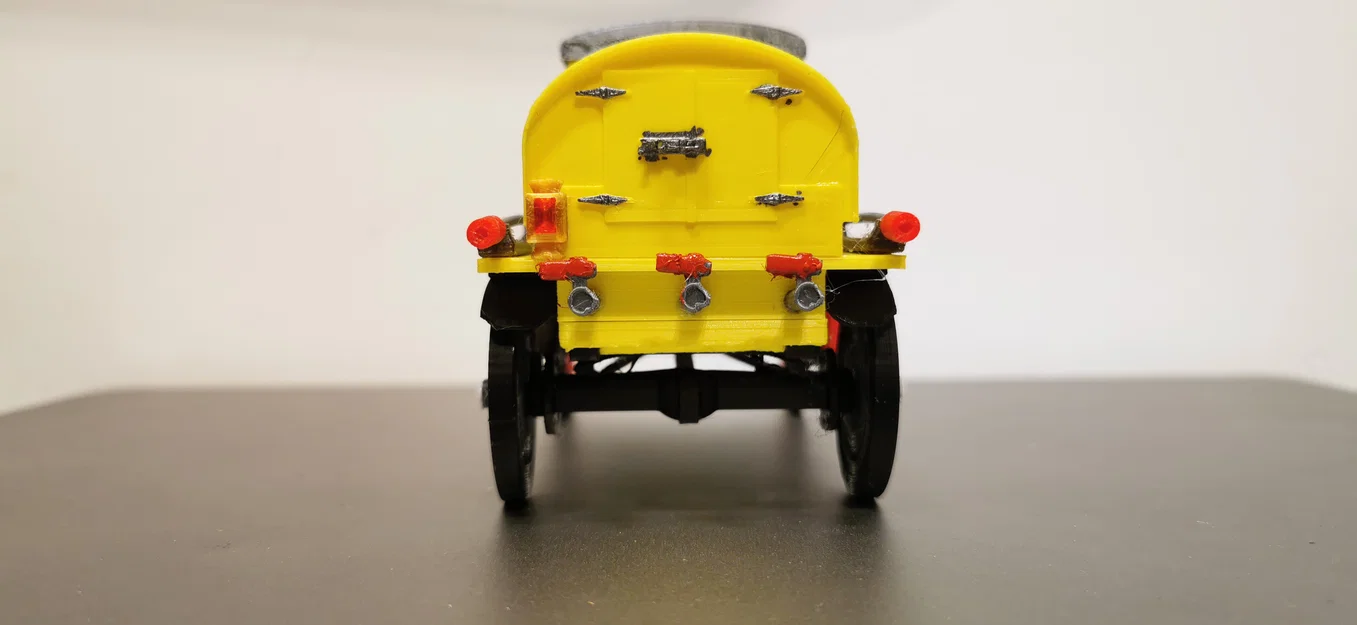Mô hình in 3D xe Ford Model T 1927 - Xe bồn nhiên liệu cổ điển - Image 8