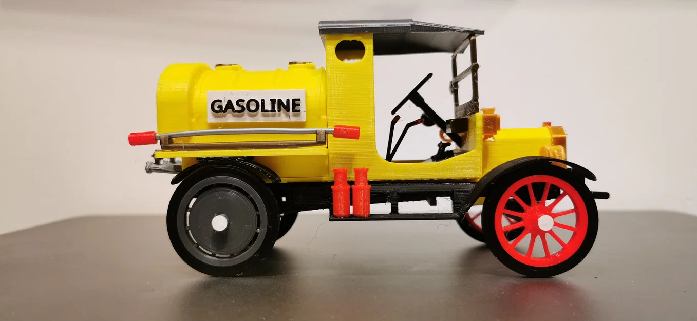Mô hình in 3D xe Ford Model T 1927 - Xe bồn nhiên liệu cổ điển - Image 13