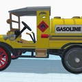 Mô hình in 3D xe Ford Model T 1927 - Xe bồn nhiên liệu cổ điển - Thumbnail 14