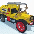 Mô hình in 3D xe Ford Model T 1927 - Xe bồn nhiên liệu cổ điển - Thumbnail 15