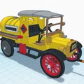 Mô hình in 3D xe Ford Model T 1927 - Xe bồn nhiên liệu cổ điển - Thumbnail 18