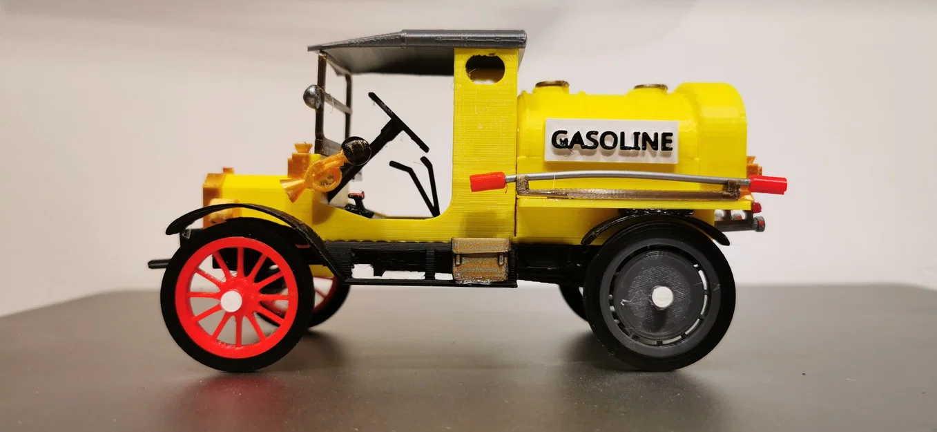 Mô hình in 3D xe Ford Model T 1927 - Xe bồn nhiên liệu cổ điển - Image 20
