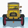 Mô hình in 3D xe Ford Model T 1927 - Xe bồn nhiên liệu cổ điển - Thumbnail 21