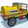 Mô hình in 3D xe Ford Model T 1927 - Xe bồn nhiên liệu cổ điển - Thumbnail 22