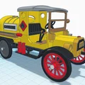 Mô hình in 3D xe Ford Model T 1927 - Xe bồn nhiên liệu cổ điển - Thumbnail 24